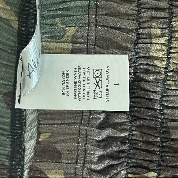 NWOT Military Print Sleeveless Dress - L - Picture 2 of 2